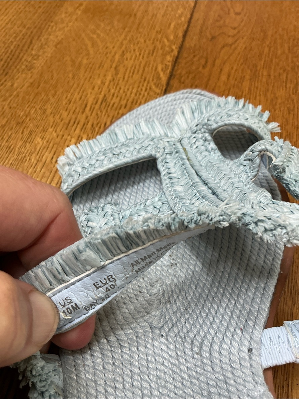 Woman’s Sam Edelman baby blue slides. Size 10. Sooo cute! Barely worn! - Picture 6 of 8